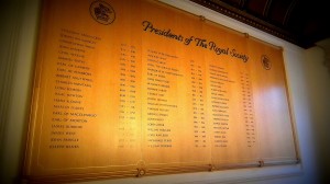 The Royal Society, Presidents board   